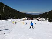 Gemakkelijke piste bij de sleeplift Panica B bij Bunderishka Polyana