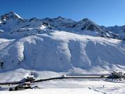 Zwarte pistes en freeride-terrein bij de GaisKogelBahn