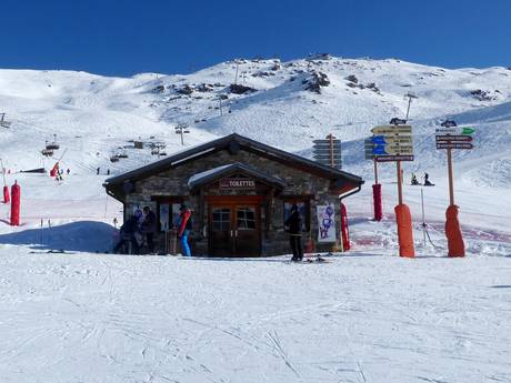 Saint-Jean-de-Maurienne: netheid van de skigebieden – Netheid Les 3 Vallées – Val Thorens/Les Menuires/Méribel/Courchevel