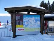 Pistekaart bij de Schöngratbahn