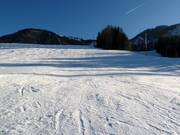 Makkelijke afdaling bij de FIS-lift