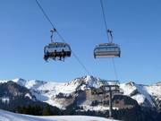 Suttisbahn - 6-persoons hogesnelheidsstoeltjeslift (koppelbaar) met kap en stoelverwarming