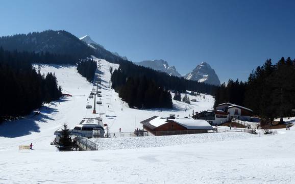 Grootste skigebied in de Zugspitz Region – skigebied Garmisch-Classic – Garmisch-Partenkirchen