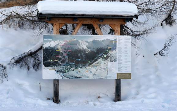 Passeiertal: oriëntatie in skigebieden – Oriëntatie Pfelders (Moos in Passeier)