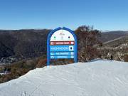 Pistebewegwijzering in het skigebied Thredbo