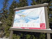 Pistekaart in Högfjellet