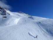 Moeilijke piste bij de Leppleskofelbahn
