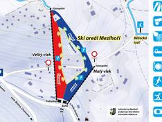 Pistekaart Mezihoří