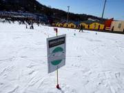 Oefenweide met transportband