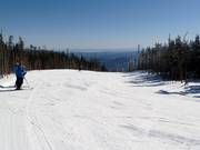 Afdaling vanaf Lookout Mountain