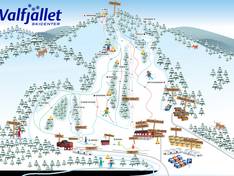 Pistekaart Valfjället