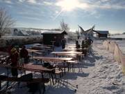 Een kiosk maakt het aanbod compleet.