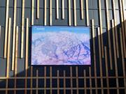 Informatiebord bij het bergstation van de gondelbaan