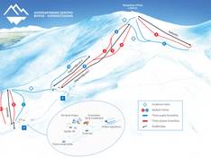 Pistekaart Voras – Kaimaktsalan