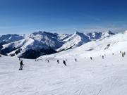 Uitzicht vanaf het gebied Rastkogel richting Eggalm