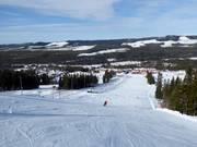 Piste met panorama in Kläppen