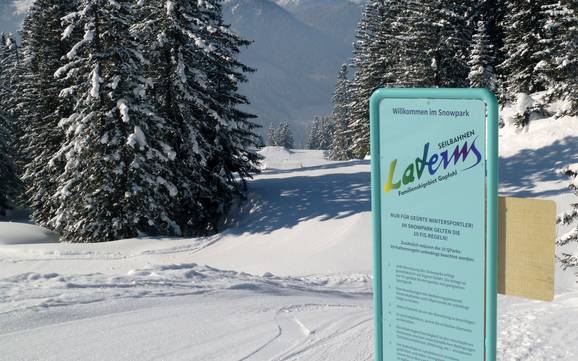 Snowparken Laternsertal – Snowpark Laterns – Gapfohl