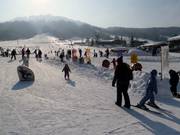 Gratis transportband bij het dalstation