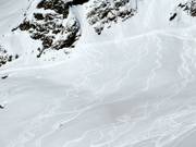 Onbeveiligd vrij skigebied