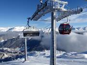 De nieuwe combilift Hoher Turm