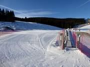 Oefenweide met eigen transportband