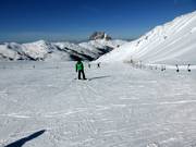 Oefenlift Wildkogelscharte II bij het bergstation van de Smaragdbahn (Bramberg)