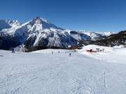 Oefenpiste op Alp da Munt