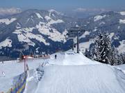 Wavebaan bij de Hahnkopfbahn