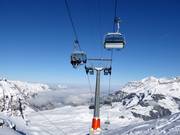Trübsee-Jochpass - 4-persoons hogesnelheidsstoeltjeslift (koppelbaar) met kap