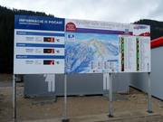 Informatiebord bij het dalstation