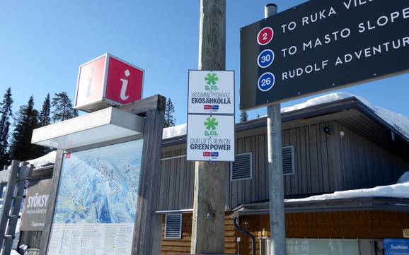 Noord-Österbotten: milieuvriendelijkheid van de skigebieden – Milieuvriendelijkheid Ruka