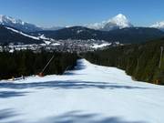 Dalafdaling vanaf de Härmelekopf