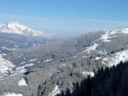 Uitzicht vanaf de Grafenberg op de afdalingen bij de Griessenkareck