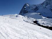 Uitzicht op de piste Engi