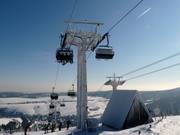 Vierersesselbahn - 4-persoons hogesnelheidsstoeltjeslift (koppelbaar) met kap