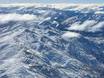 Otago: Grootte van de skigebieden – Grootte Cardrona