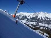 Moeilijke piste naar Ellmau