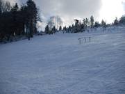 De rail in het skigebied Fahlenscheid