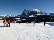 Piste bij de stoeltjeslift Floralpina
