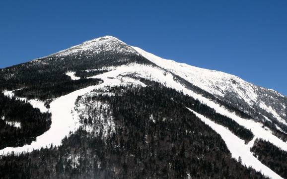 Adirondack Mountains: Grootte van de skigebieden – Grootte Whiteface – Lake Placid