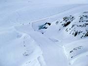 Middelste deel van de afdaling Mittelberg