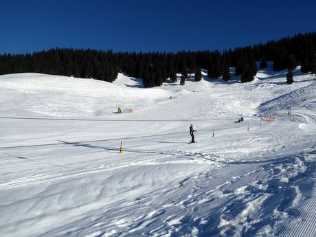 Skigebieden voor beginners in het Natuurpark Nagelfluhkette – Beginners Grasgehren – Bolgengrat
