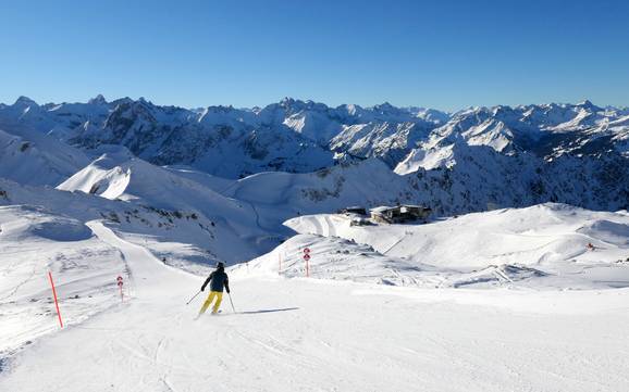 Grootste hoogteverschil in de skiregio Oberstdorf/Kleinwalsertal – skigebied Nebelhorn – Oberstdorf