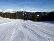 Perfect geprepareerde piste