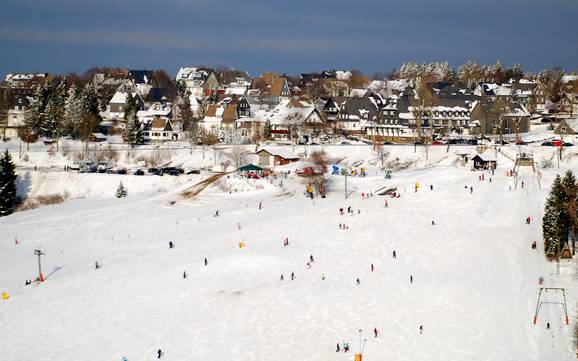 Grootste hoogteverschil in het regeringsdistrict Arnsberg – skigebied Altastenberg