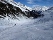 Skiroute Wilde Grub'n naar het dalstation