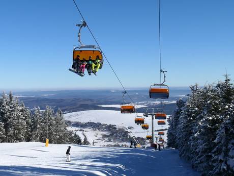 regio Ústí: beste skiliften – Liften Keilberg (Klínovec)