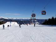 Gemakkelijke piste 2 bij de 10-persoons gondelbaan Kreischberg