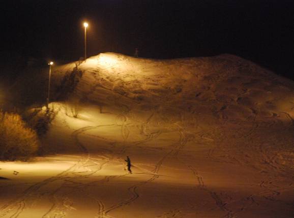 De korte, maar steile starthang