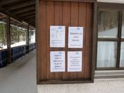 Informatie bij de Hotelhanglift